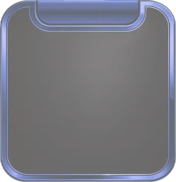 藍色卡片邊框容器圖